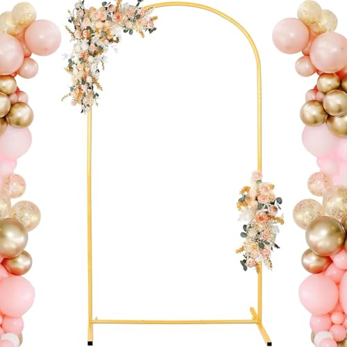 Arco de boda de metal resistente que soluciona la caída de globos 2