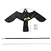 Vogelabwehr Drachen Vogelscheuche Vogelschreck Raubvogel Drachen Fliegender Falke Vogel Scheuche mit 4M Teleskopstange für Garten Bauernhof