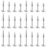 Xnsjeyy 16G Spike Snake Bite Jewelry Flat Back Earrings Nose Studs Surgical Steel Tragus Forward Helix Conch Cartilage Lobe Earring Medusa Labret Monroe Lip Ring Piercing Jewelry for Women Men Silver
