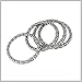 RATCHROLL 4 Pcs 4mm x 22 Ball Bearings Cages Crank Bearings Wheel Bearing Retainer for Bicycle Replacement Car Parts