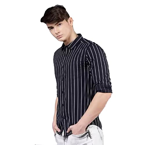Image of Man Slim Fit Cotton Casual Shirt