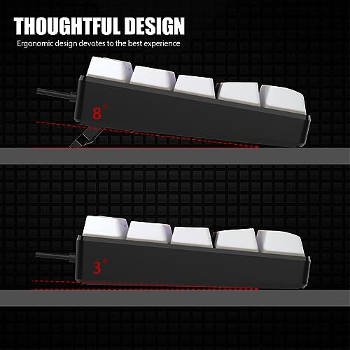 Teclado Gamer XUMIUZIY87u0s36zgd-12 USB-C 60% miniatura 4