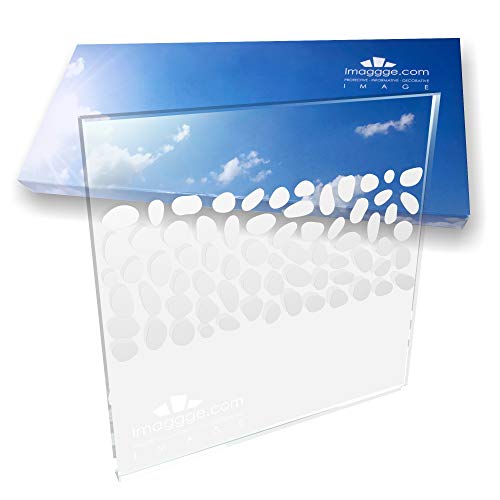 Frise galets - 112 galets autocollants pour décorer la salle de bain (paroi de douche, mur,…) ou pour éviter les collisions contre une vitre (oiseaux, enfants,...) -...