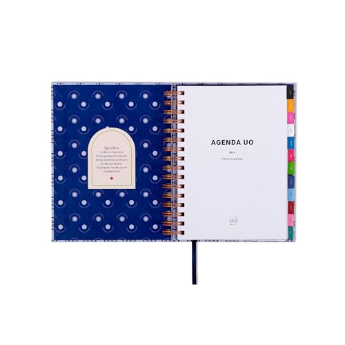 UO Trust Week to View Yearly Diary: Starts in January 2024 and ends in December 2024, Hardcover, Includes 126 Stickers - Image 3