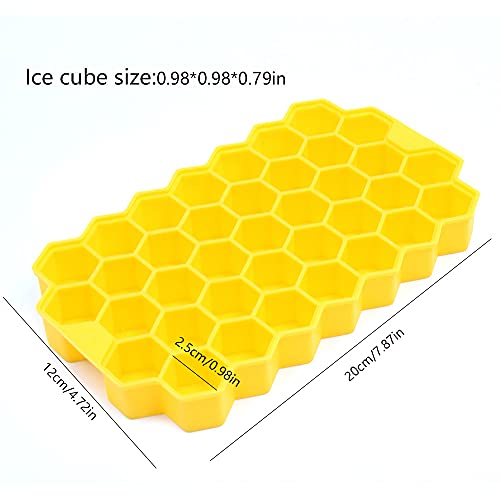 Alnicov 2 Pack Moldes de Cubos de Hielo de Silicona miniatura 7