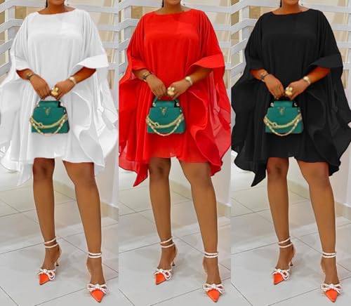 LKOUS Women’s Summer Sexy Loose Sleeveless Flowy Cover ups for Midi Dress Solid Scoop Neck Bodycon4