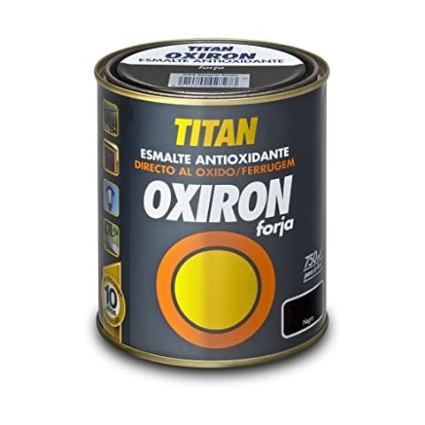 Esmalte Antioxidante OXIRON FORJA TITANLUX GRIS 4L para Exteriores e Interiores Cover