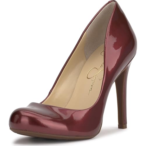 Jessica Simpson Women's Calie Pump, Oxblood, 5.5