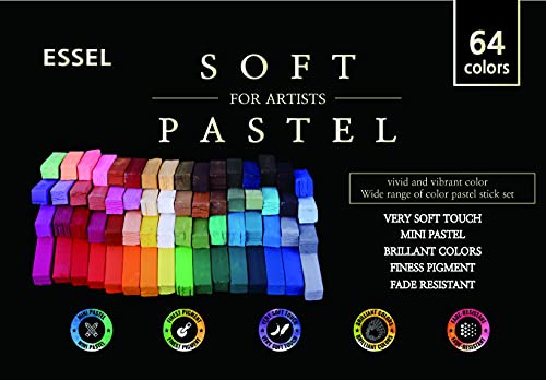 Essel non toxic soft pastel/set of 64 / assorted colors…