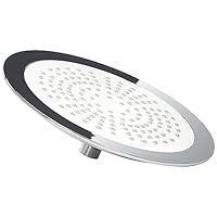 Cornat Douchesysteem Round Neo - verchroomd - ronde douchekop - handdouche met 5 straalsoorten: normaal, zachte en massagestraal - anti-kalk - variabele boorgatafstand / douche-complete set / TECBW3413