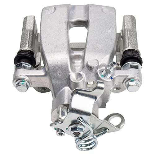 Image of TRQ Rear Left Brake Caliper w /Bracket Drivers Side