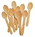 Cucchiaio di legno, Posate ecologiche, Cucchiaino da caffè, Stoviglie usa e getta, Cucchiaio da zuppa, Cucchiaio da campeggio di Happy Cutlery (100 pezzi)