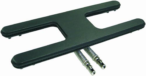 GrillPro 90760 Cast Iron H Burner, 15.75-Inch, Black