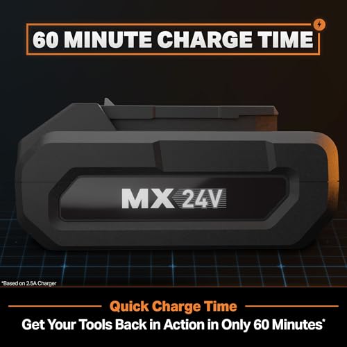 Image of LawnMaster MX24V 2.0Ah Battery - Compatible and Vacmaster 24V Cordless Products 24LB2004-CN