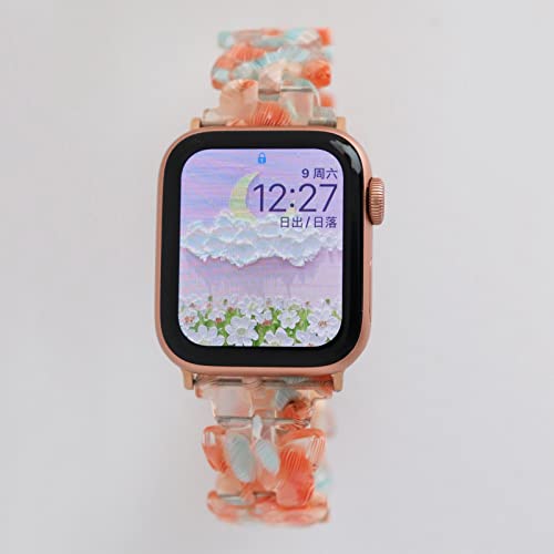 Kolgios Butterfly Clear 38Mm 40Mm 41Mm Fancy Women Smartwatch Band Compatible For Apple Watch Series 8/7/Se/6/5/4 Stylish Adjustable Replacemen Bracelet For Iwatch 8 #TOP6
