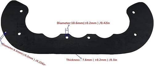 Miniatura 2 de ANTO 99-9313 pala quitanieves, 55-8760 raspador para Toro 20" 21" CCR soplador de nieve CCR2000 CCR2400 CCR2450 CCR2500 CCR3000 CCR3600 CCR3650 con