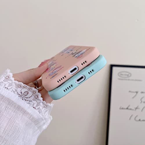 Zsykd For Iphone 13 Case For Women Girls Soft Tpu With Shockproof Protection Full Camera Protection Cartoon Pattern Iphone 13 Case 6.1 Inch(Pink) #TOP3