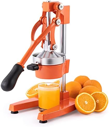 CO-Z Hand Press Juicer Machine, Manual Orange Juicer and Professional Citrus Juicer for Orange Juice Pom Lime Lemon Juice, Commercial Lemon Squeezer and Orange Crusher, Easy to Clean, Orange