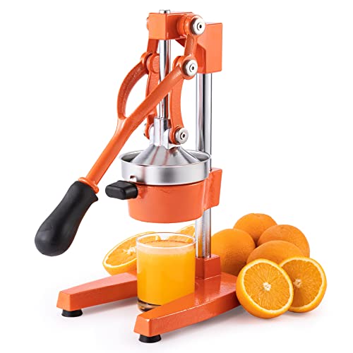 CO-Z Hand Press Juicer Machine, Manual Orange Juicer and Professional Citrus Juicer for Orange Juice Pom Lime Lemon Juice, Commercial Lemon Squeezer and Orange Crusher, Easy to Clean, Orange