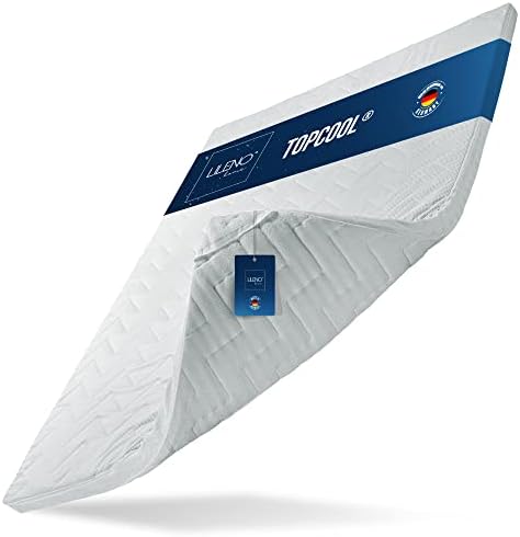 LILENO HOME TopCool® nakładka na materac 140 x 200 cm  wiskoelastyczna nakładka na materac z pianki memory (grubość 8 cm) nadaje się do materacy z zimnej pianki i łóżek kontynentalnych  TopCool® 140 x cm