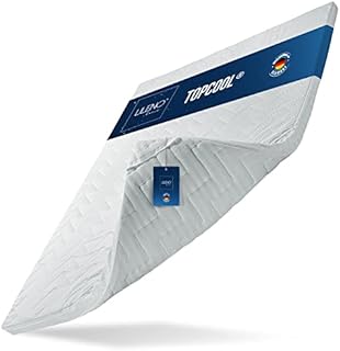 LILENO HOME TopCool® nakładka na materac 140 x 200 cm  wiskoelastyczna nakładka na materac z pianki memory (grubość 8 cm) nadaje się do materacy z zimnej pianki i łóżek kontynentalnych  TopCool® 140 x cm