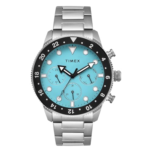 Image of TIMEX Analog Watch for Man with Round Dial & Water Resistant Men's Wrist Watches