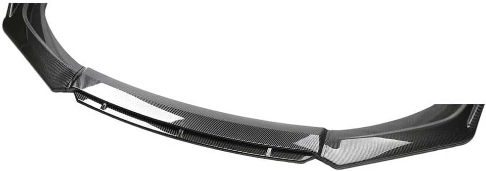 Car Front Spoilers Lip for Audi A6L A6 A7 A8 Q7 Q8 E-Tron 2019 2020, Bumper Lip Splitter Guard Universal Air Dam Lower Chin Protector Anti Collision Body Shovel,B-Carbon Fiber Black