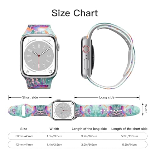 Correa deportiva para iWatch 38-44mm silicona ajustable miniatura 3