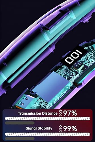 Neckband Bluetooth Headphones with TF Card Slot, 200H Playtime Earphone Lightweight Sports Headphones with Mic, Magnetic Neckband Earbuds for Running, Cycling, IPX5 Waterproof Noise Reduction In-Ear — view 5