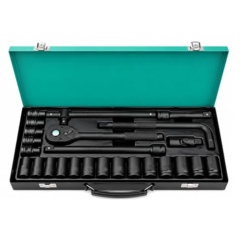 Coffret de douilles à choc en acier au carbone de haute précision - 5