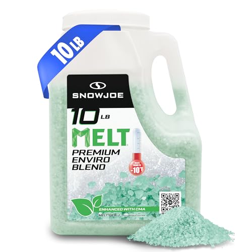 Snow Joe AZ-10-EB-JUG Melt-2-Go Nature + Pet Friendly CMA Blended Ice Melter, 10 lb Jug