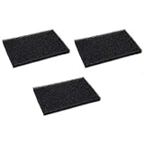 vhbw 3x Motorfilter Schaumfilter Filter Ersatz für AEF03, 900084488-7 kompatibel mit AEG Vampyr CE 220, CE 250, CE 270, Electrolux Progress, Privileg Staubsauger