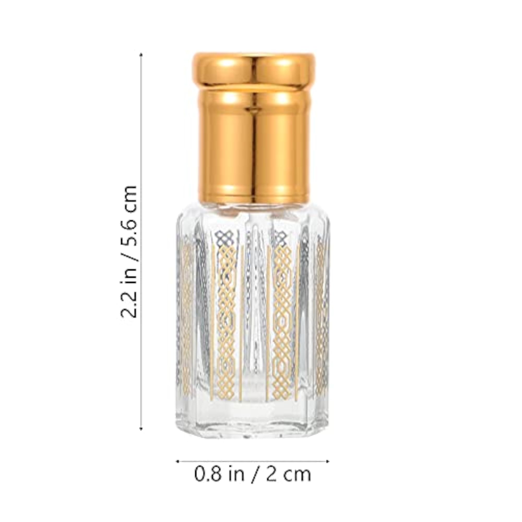 6pcs Essential Oil Roll-on Bottles Portable