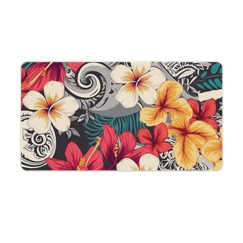 Tapis de souris de jeu imperméable avec base antidérapante motif coloré