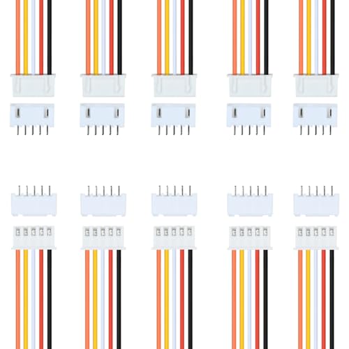 Kit conector JST-XH 2.54mm 5 pines, 10 pares miniatura 1