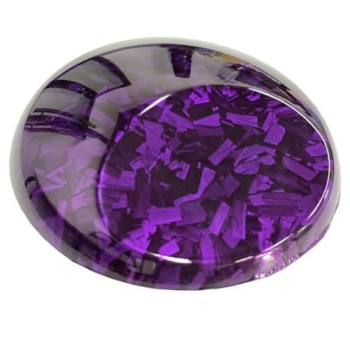 Image of LZLRUN Gloss Purple Forged Carbon Fiber Car Vinyl Wrap Film 3ft x 10ft