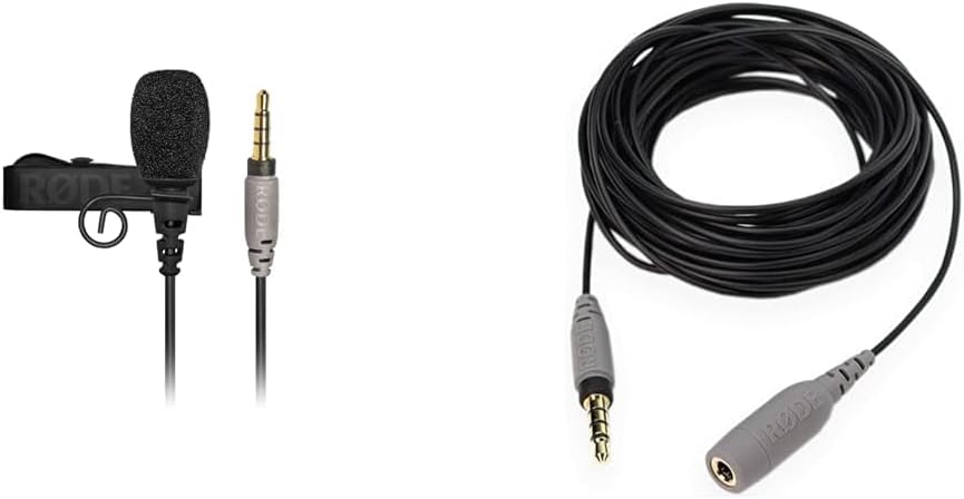 Rode SmartLav+ Lavalier Microphone for Smartphones,Black