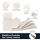 weddlyn® – Überraschungsbox – hochwertiges Papier & Verarbeitung – Explosionsbox mit modernen Stickern und Stift – Diy Box – Explosionsbox Hochzeit inkl. Anleitung – creme weiß (glänzend)