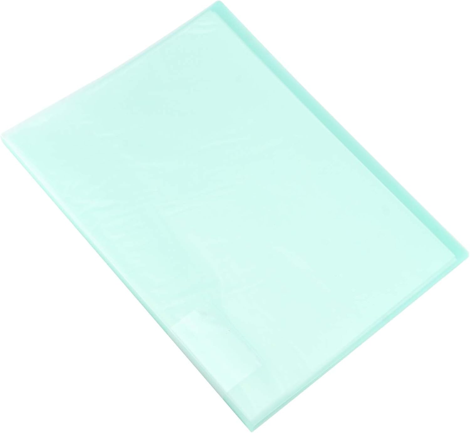 JAPCHET 6 Pack Diamond A3 Painting Storage Book, 180 Clear Pockets Art Portfolio Presentations Folder, Diamond A3 Painting Folder for Artwork (Green, White)