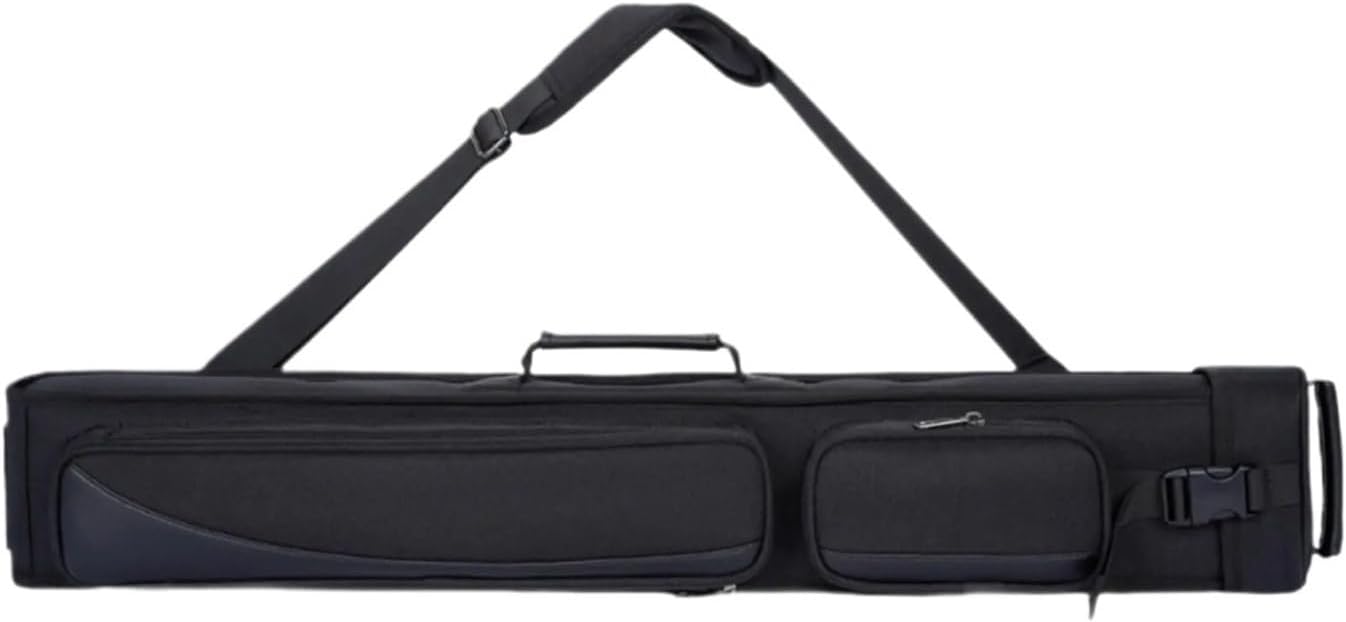 Oxford Cloth Pool Cue Case Carry Bag Waterproof With Multi-pockets