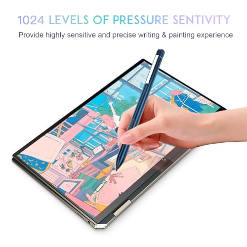 Image of Stylus Pen for Microsoft Surface (2500h Working Hours, Smooth Writing),Work for Surface Pro 11 /10 /9 /8 /X /7+ /7 /6 /5 /4 /3, Surface Go 4 /3 /2 /1, Surface Laptop /Studio /Book 5 /4 /3 /2 /1 for Students&Doers