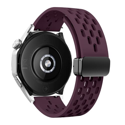 Bracelet silicone magnétique 18 20 22mm pour Huawei GT 5 41mm