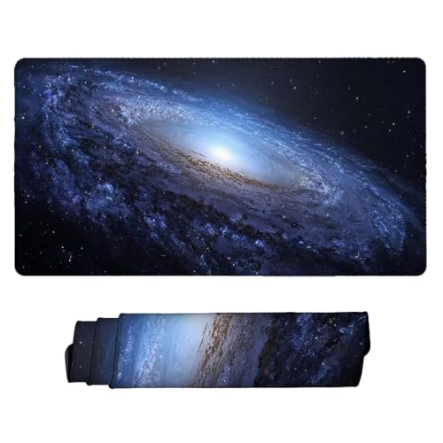 Tapis de souris antidérapant avec bords surpiqués grand format 60cm - 2