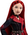Mattel Disney Descendants : Wicked Wonderland Tea Party Reveal avec 7 surprises, une poupée de mode rouge en vêtements et accessoires inspirés du film