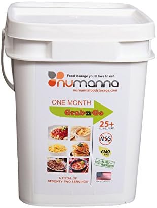 NuManna INT-NMGNG 76 Meals, 25 Plus Year Shelf Life