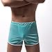 Mens Mesh Booty Shorts Quick Dry Breathable Running Shorts Casual Hollow Out Beach Shorts 2025 Summer Fashion Light Blue
