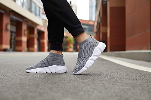 Image of Casbeam Men's Running Knit Comfortable Lightweight Breathable Casual Sports Shoes Fashion Sneakers Slip-On Walking Shoes