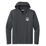 Fish Hippie Flatwater Hoodie - Proper Vibes Heather Black S