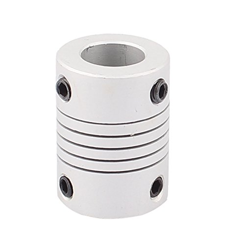 Aexit Motor Shaft Electrical equipment 6mm to 10mm Joint Helical Beam Coupler Coupling 18mm Dia 25mm Length