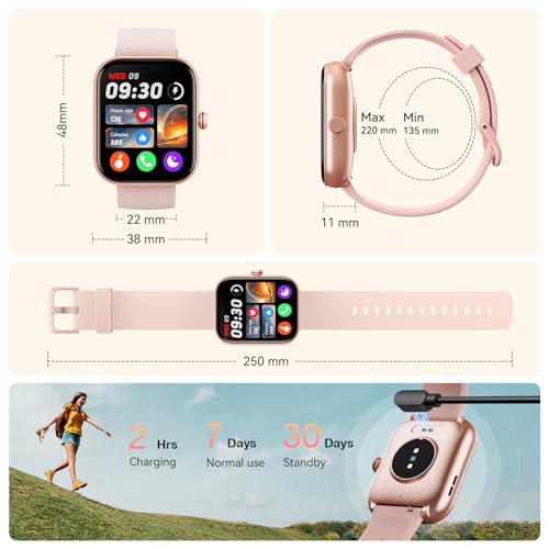 Enomir Smart Watch For Women Men (Answer/Make Calls) Compatible With Iphone/Android/Samsung thumb #8